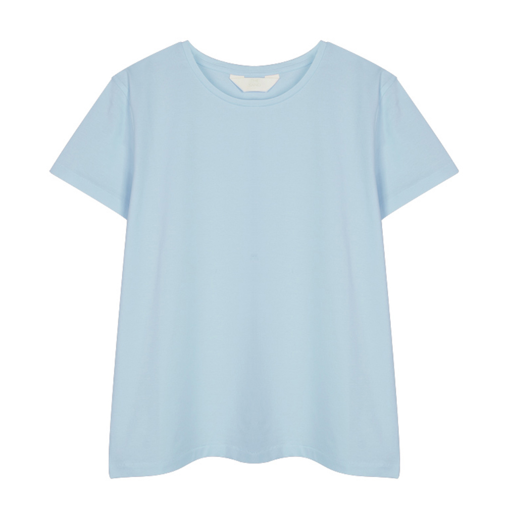 반팔 티셔츠 라벤더 색상 이미지-S1L43
